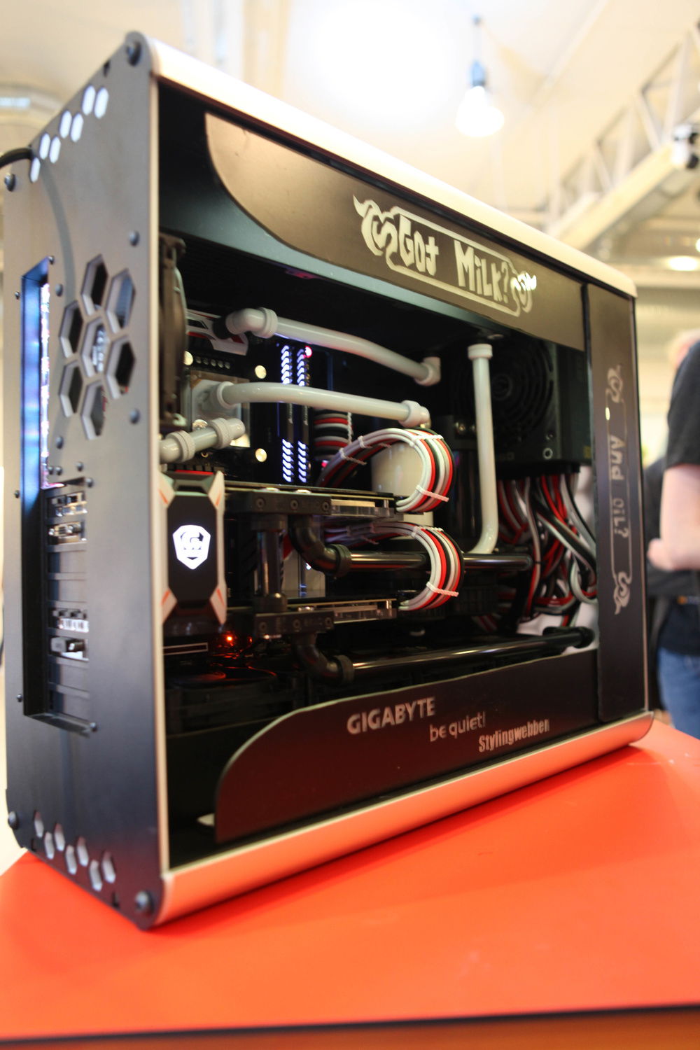 At Dreamhack Casemod