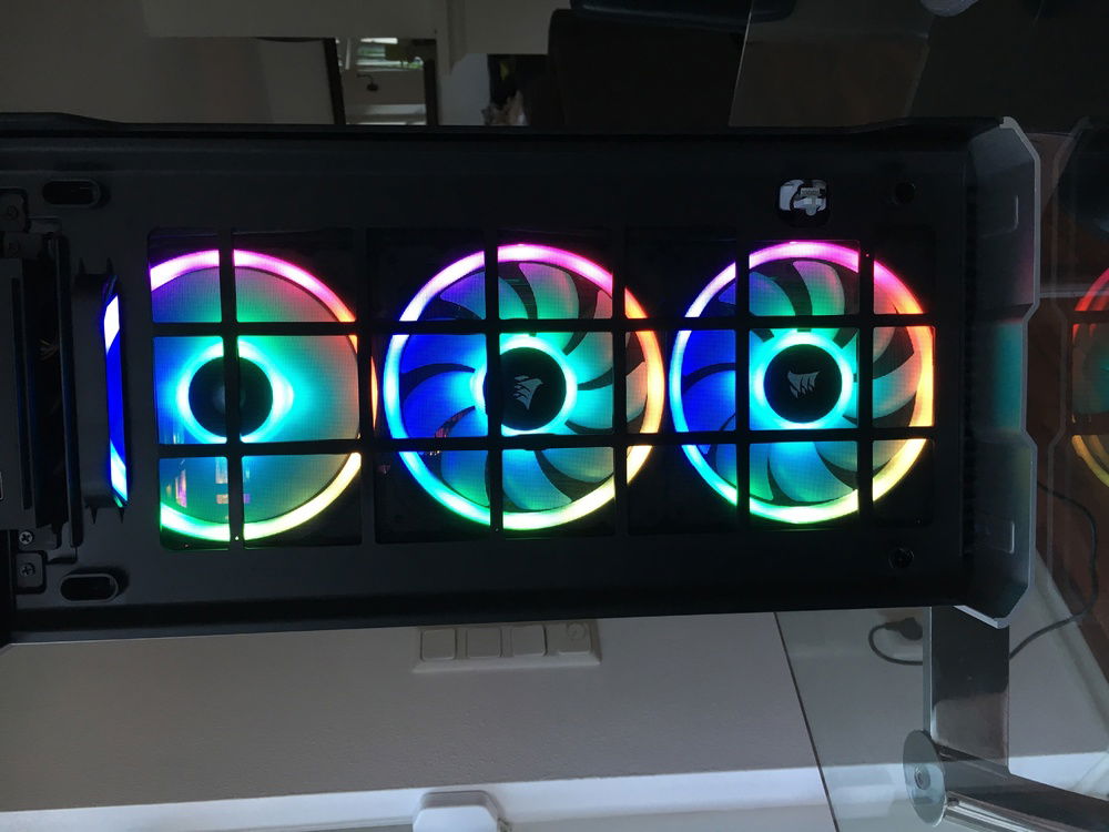 3 LL140s is a bit of a tight squeeze, dust filter and front cover still fit