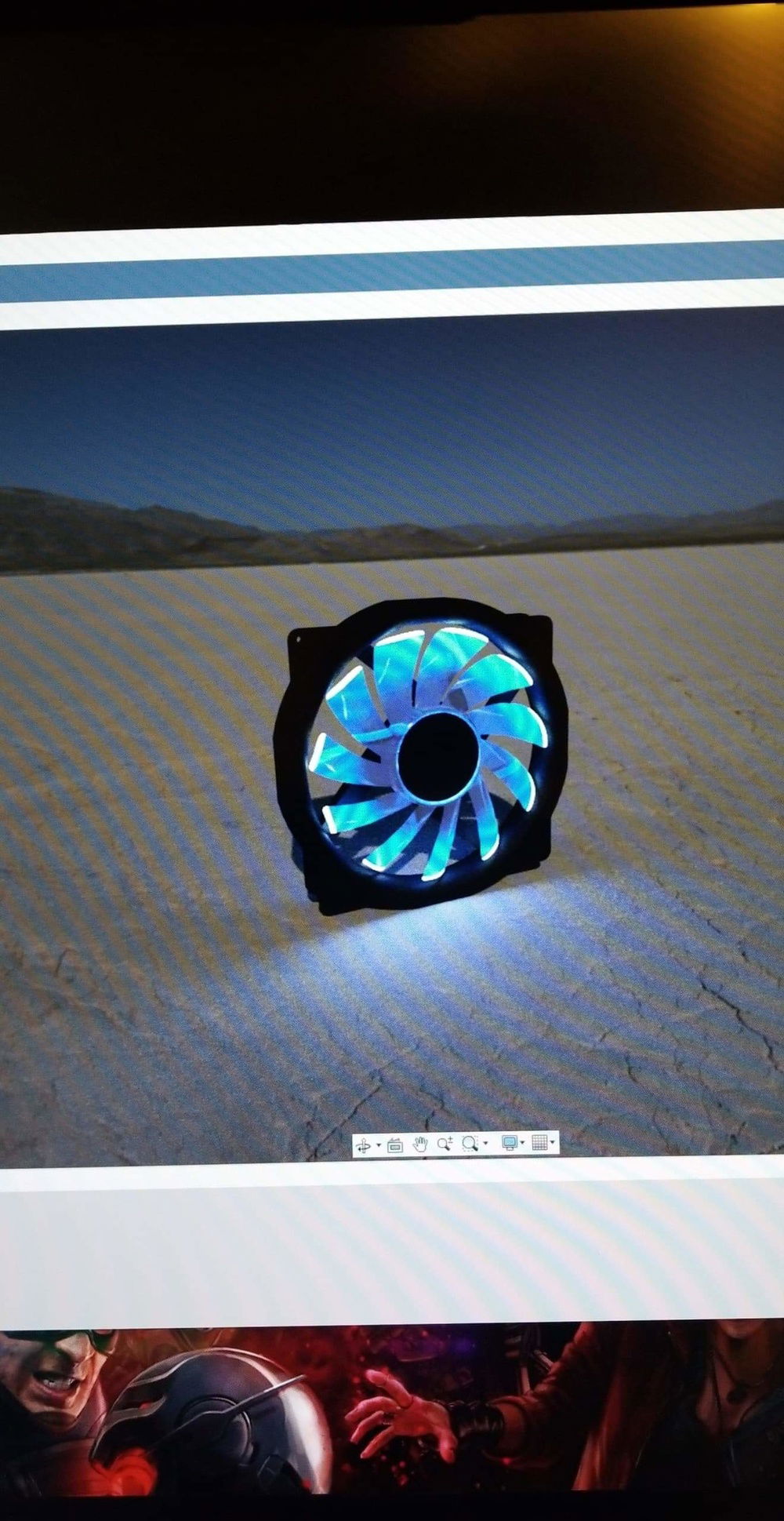 Created by Chris Ciancimino.
A thermaltake premium rgb 20 200mm fan