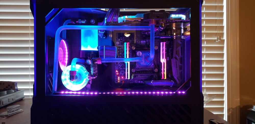 The final picture of the build
