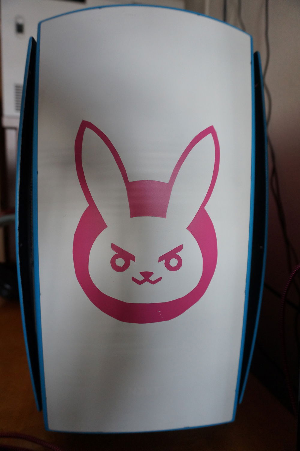front panel with D.va logo