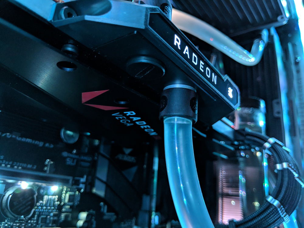 Showing the Vega GPU block