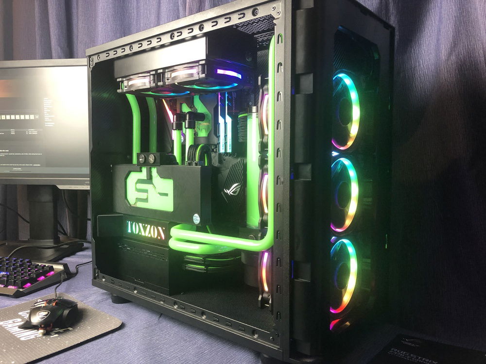 Pix of it powered on