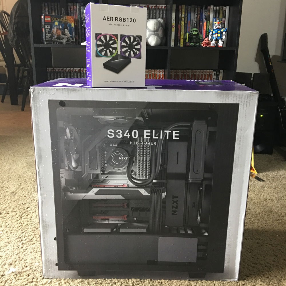 The day my S340 arrived with my fans :D