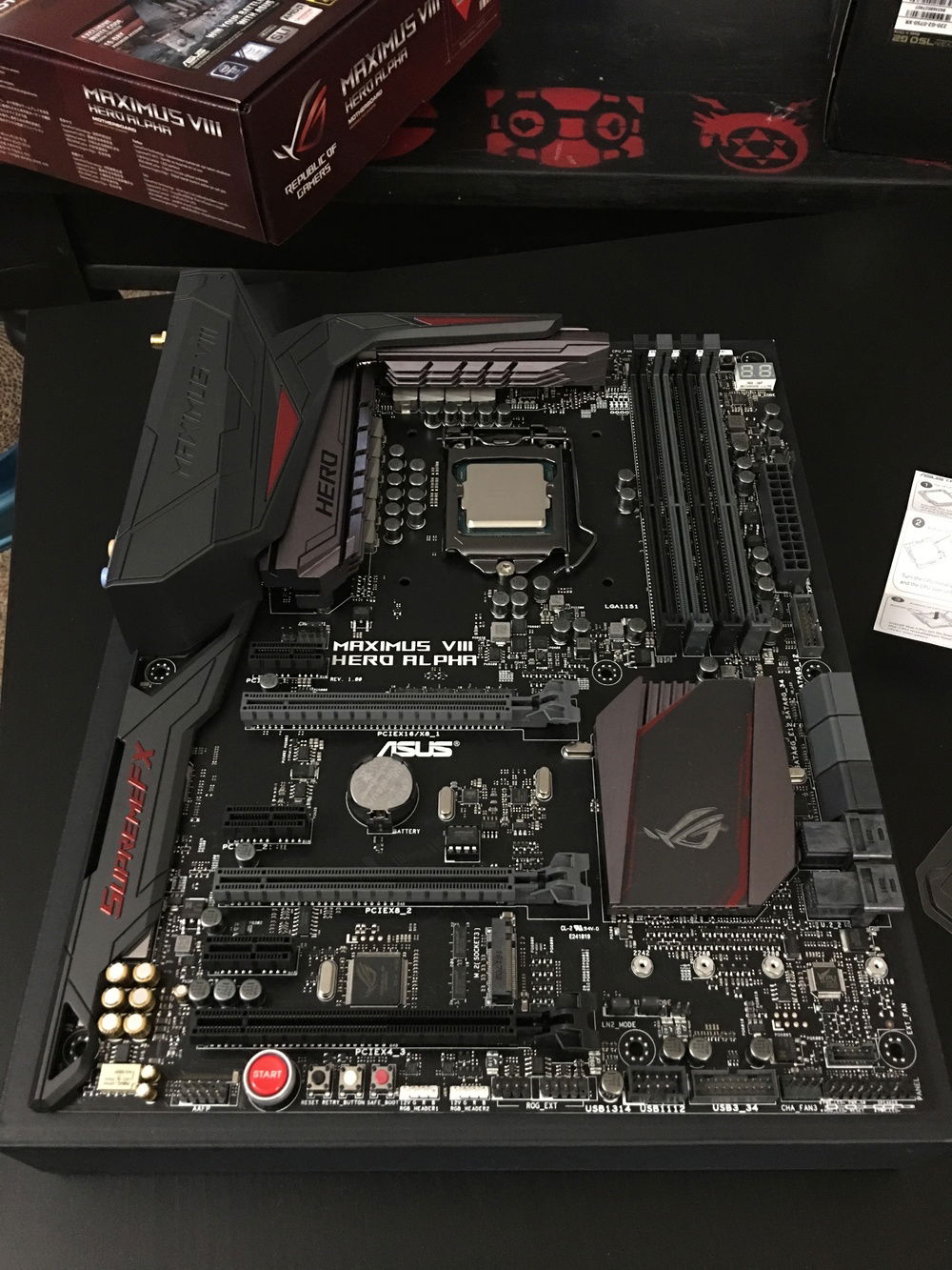 First mount of the 6700k