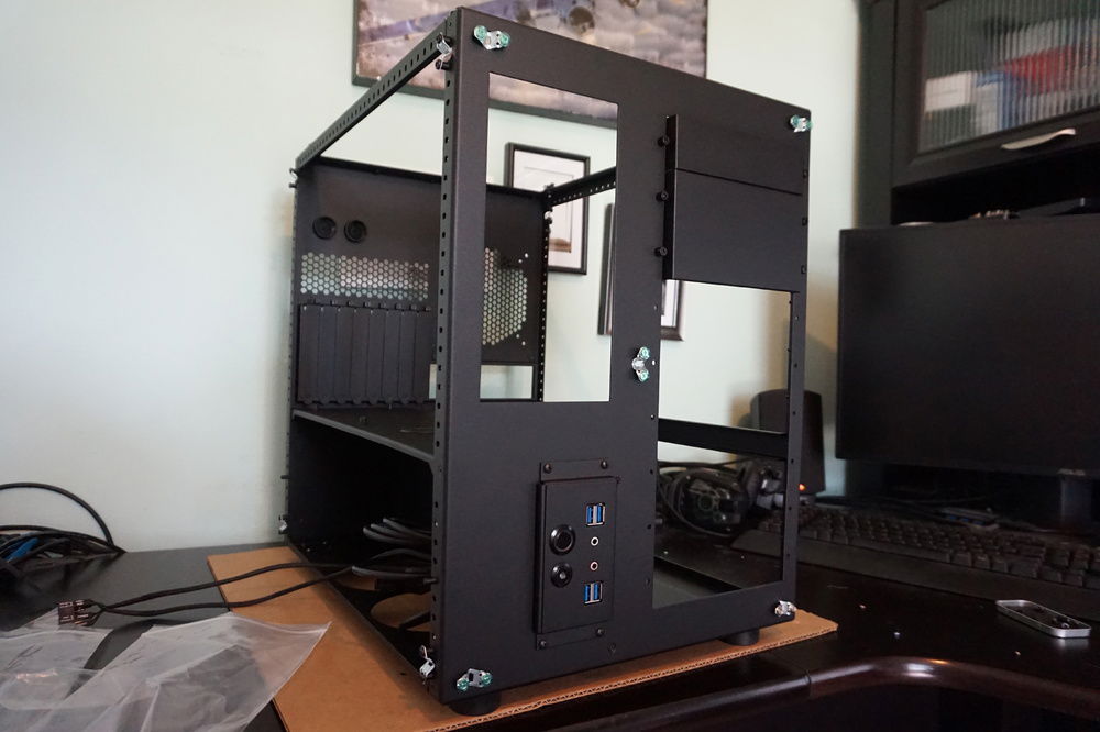 This was when my S8 arrived. It took almost 6 weeks to get the case from Case Labs (RIP).  Probably the best computer purchase in terms how long I will be using this case.