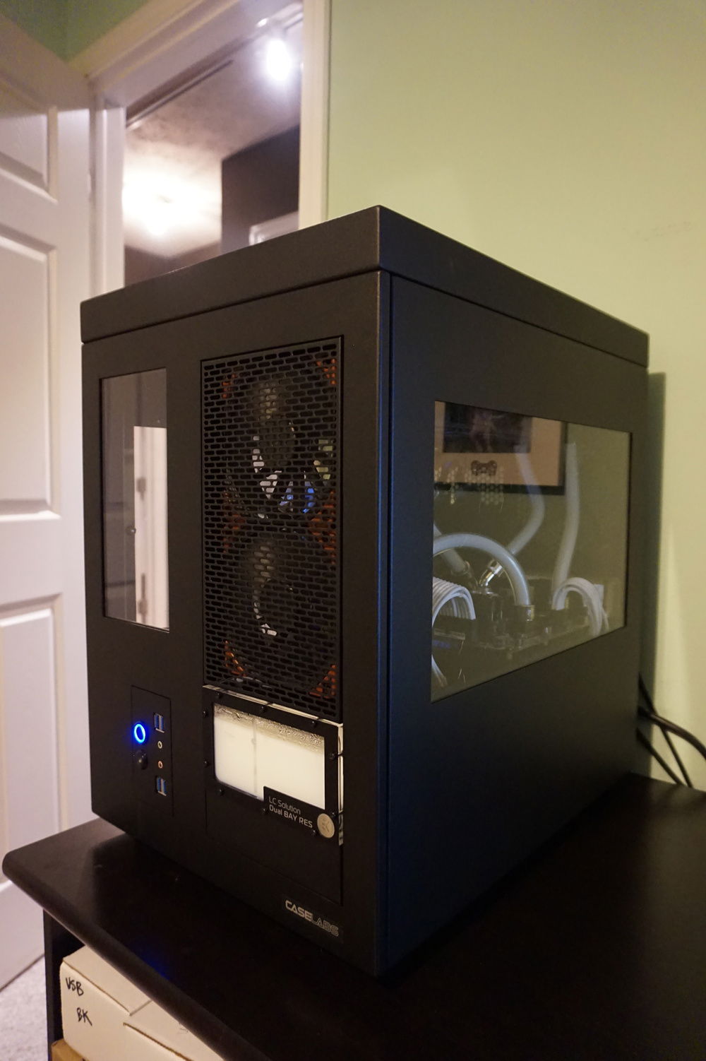 This was the completed build back in 2014 when it was an X99 i7-5930k build with twin GTX-980's.