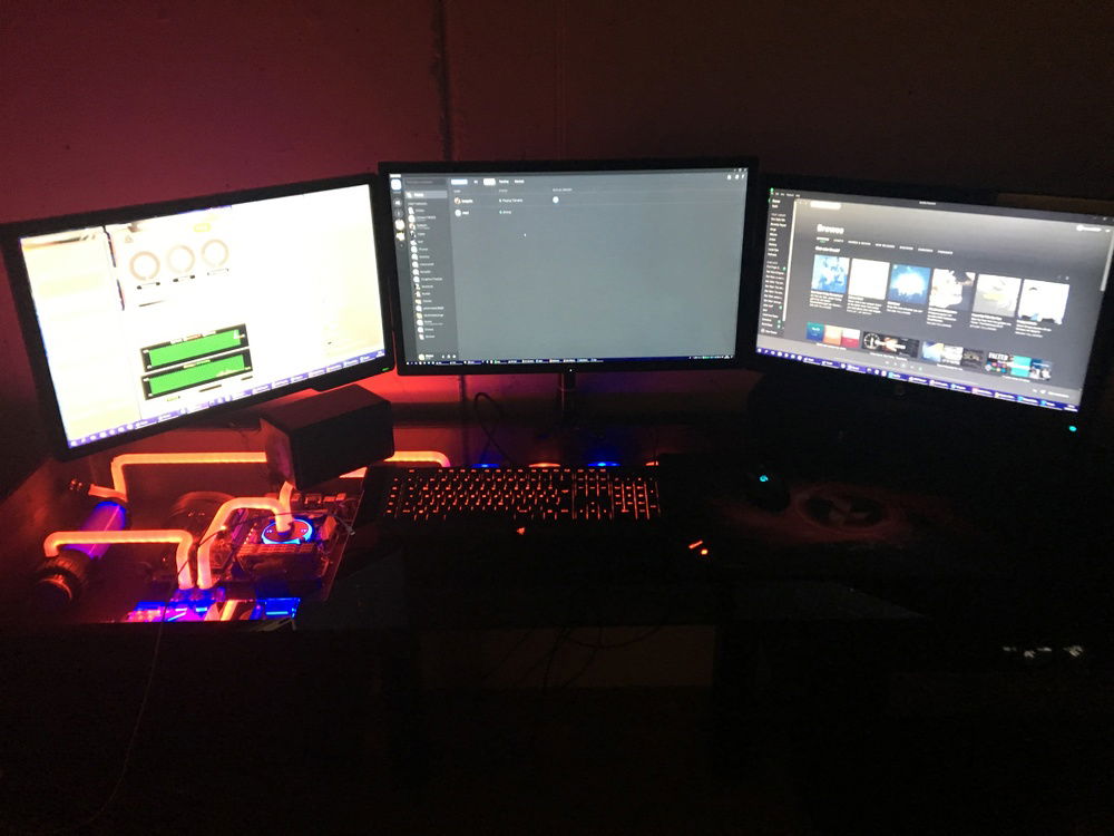 Full view of the system