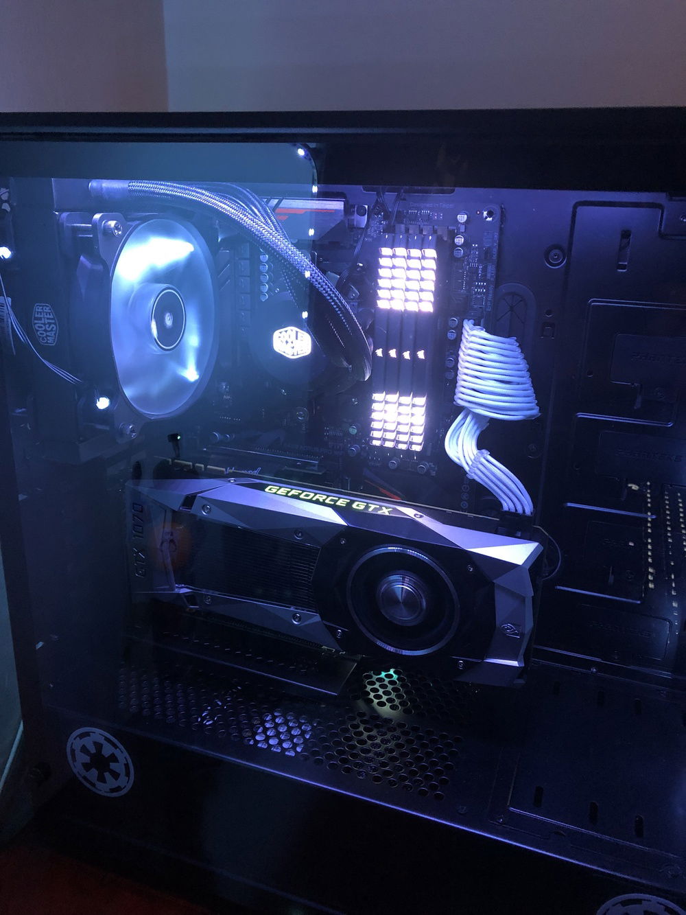 Close up of the new 1070 founders edition