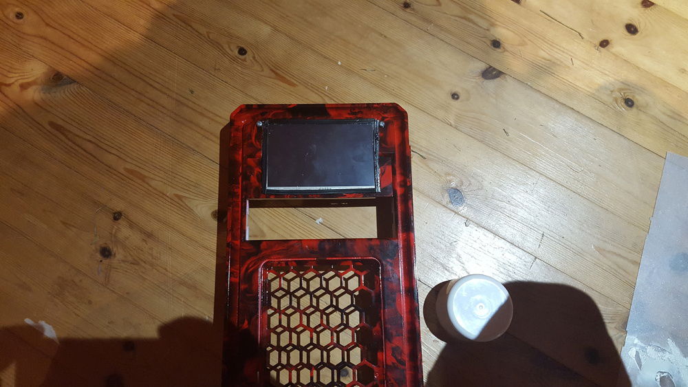 Inital fitting of 5 inch display