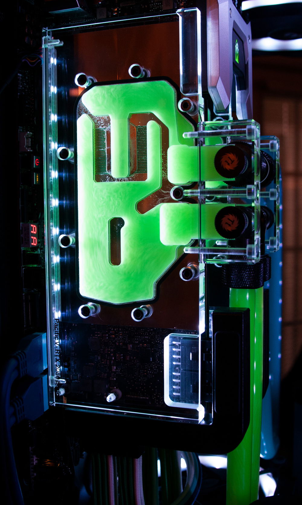 TT RGB waterblock for GPU.