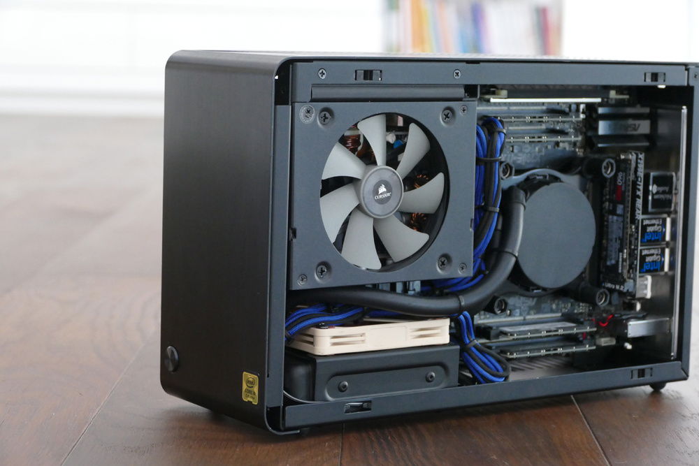 Open Case, Motherboard Side