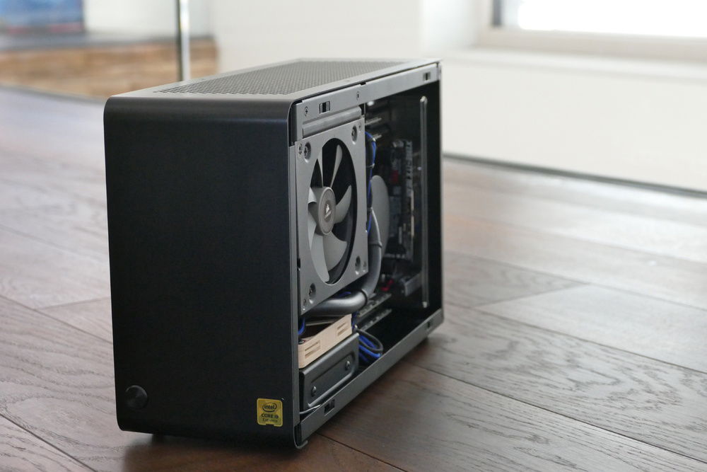 Open Case, Motherboard Side