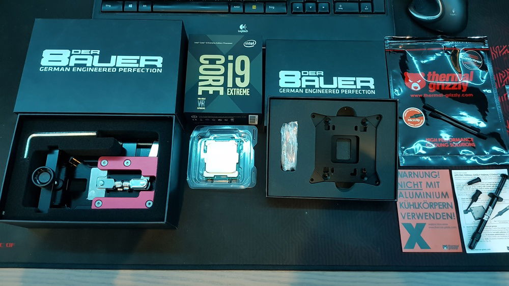 The whole CPU stuff for proper cooling