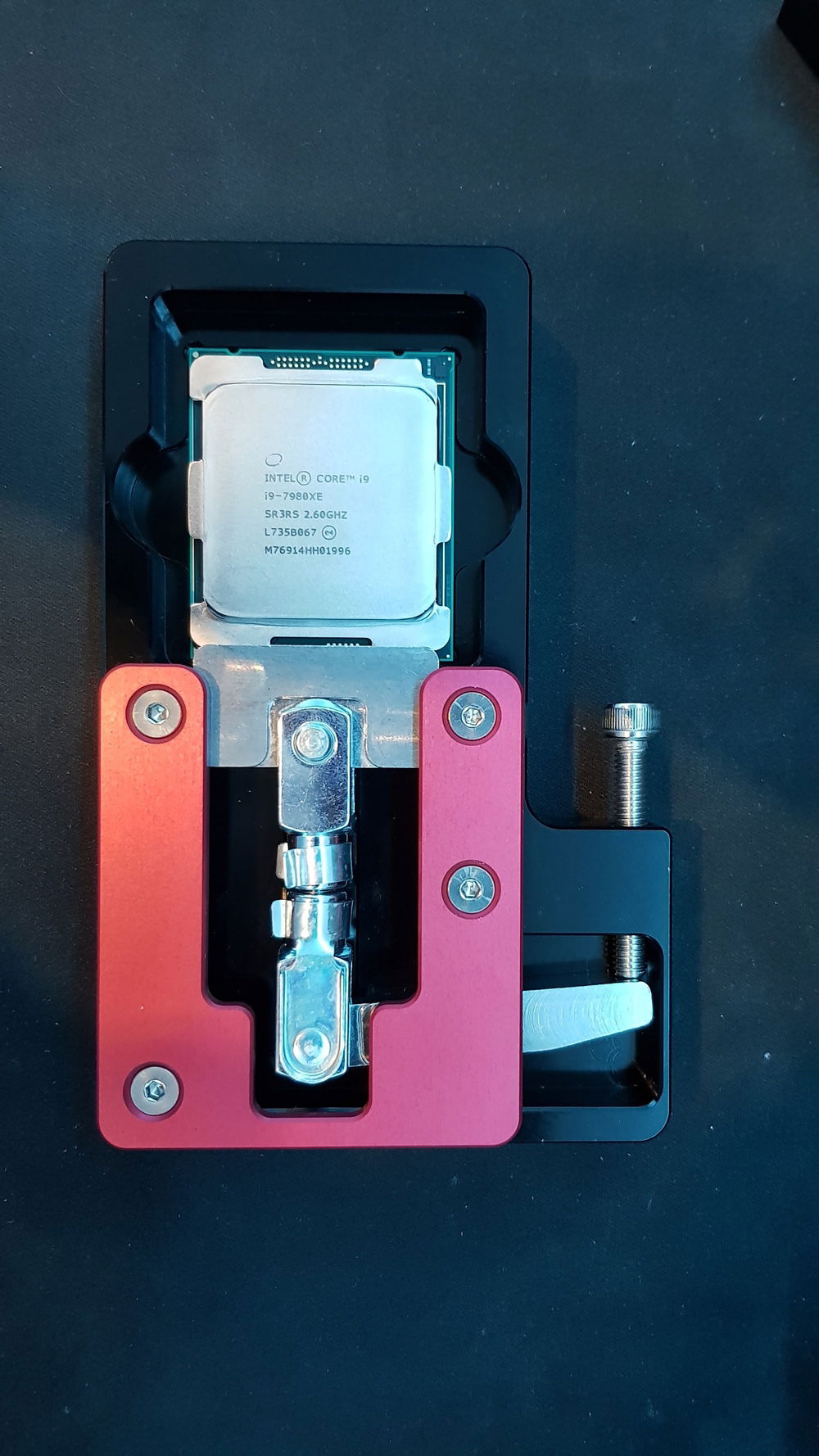 CPU in delid process