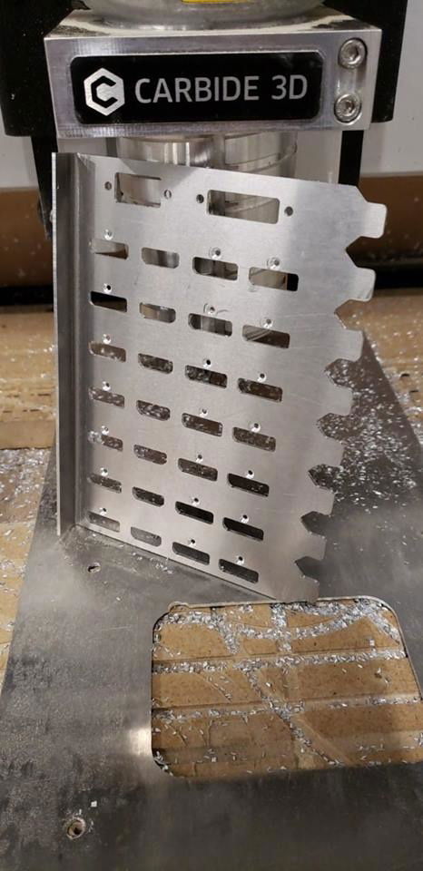 8 slot GPU io bracket, because gravity.