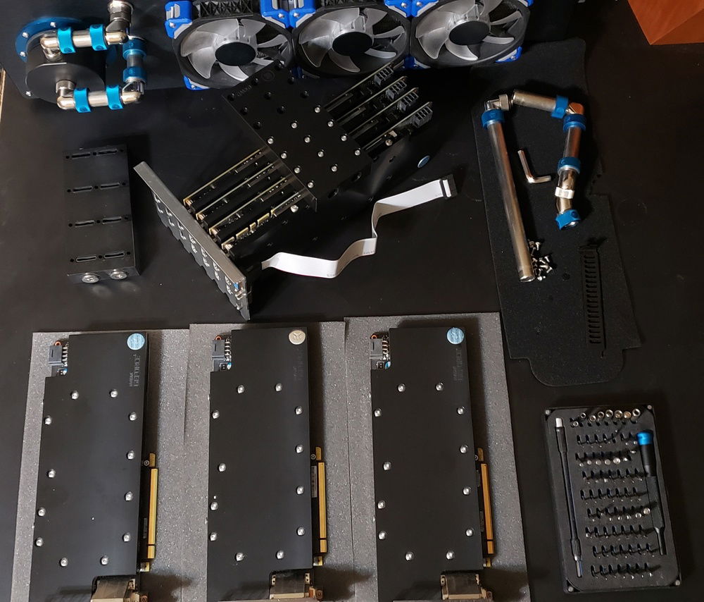 Watercooling is never tedious ;)