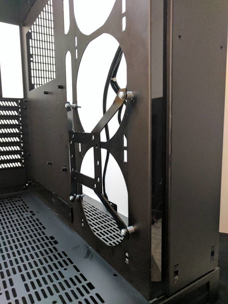 Had to drill into the case.  This was a bit stressful. But it worked out.