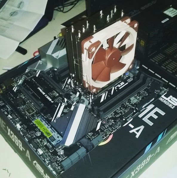 Noctua cooler installed   @_marcelo_pc_games_