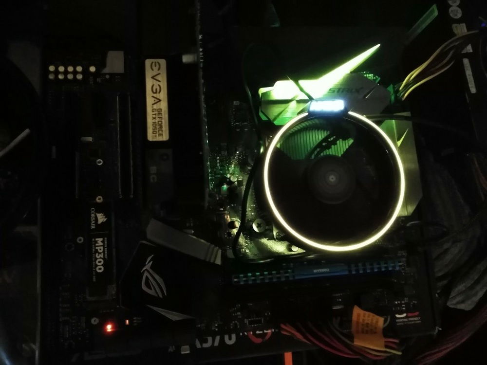 Found a picture from some early testing.