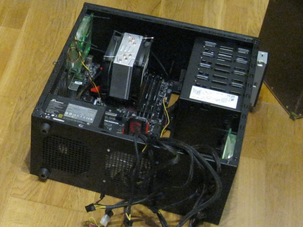 Working system in Chieftec case.