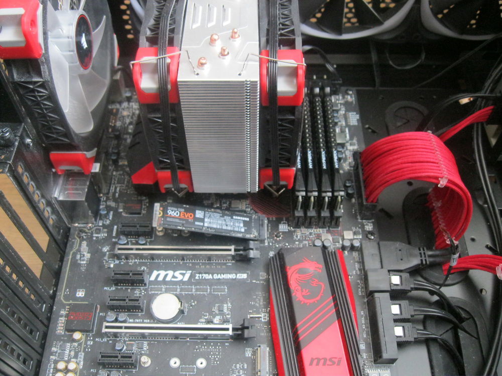 During drive installation.