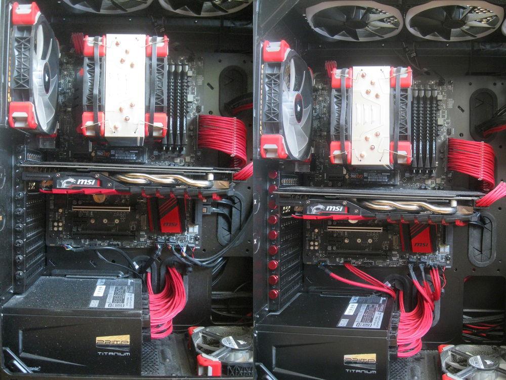 Before (left) and after (right).