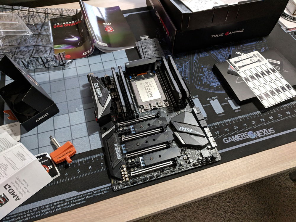 Getting it ready for stress testing.