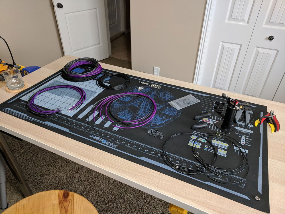 About halfway there and I ran out of heat shrink.