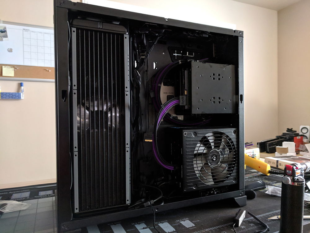 Finished the SATA power.