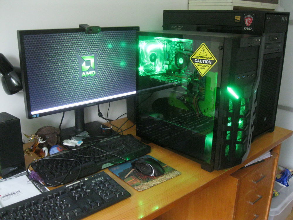 System up and running.