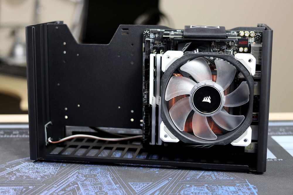 Prior to sleeving the front header cables.