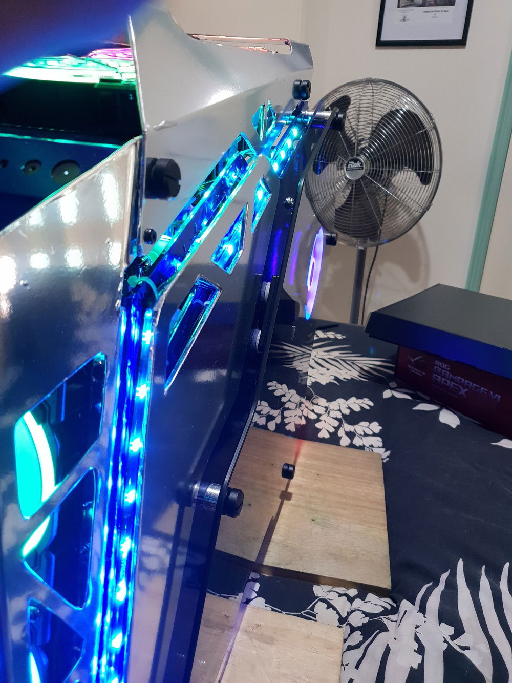 Rgb lights under cover plate
