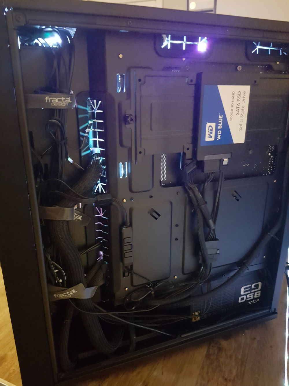 Attempt at cable management