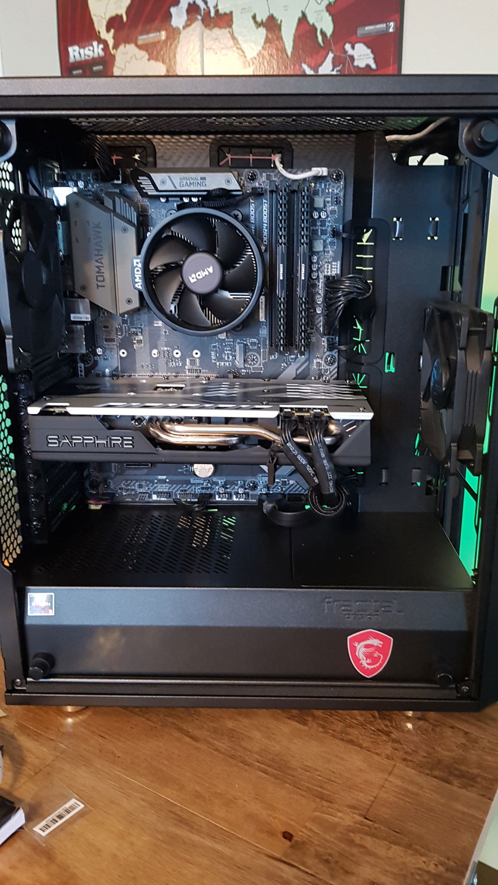 Build progress pic #3 - Right before first boot!