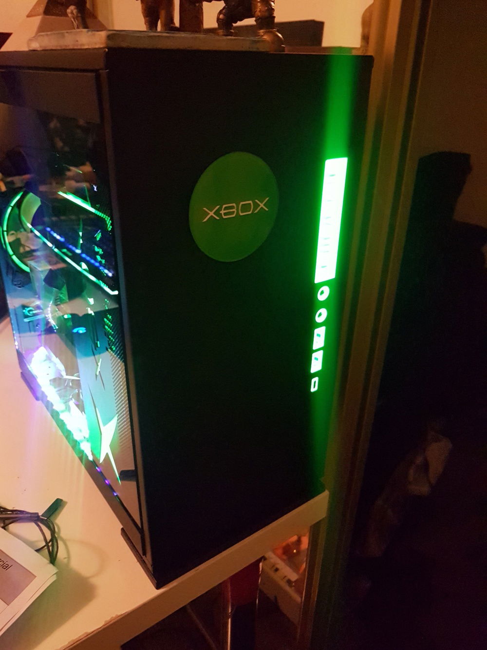 The Xbox logo off the front came off my original Xbox