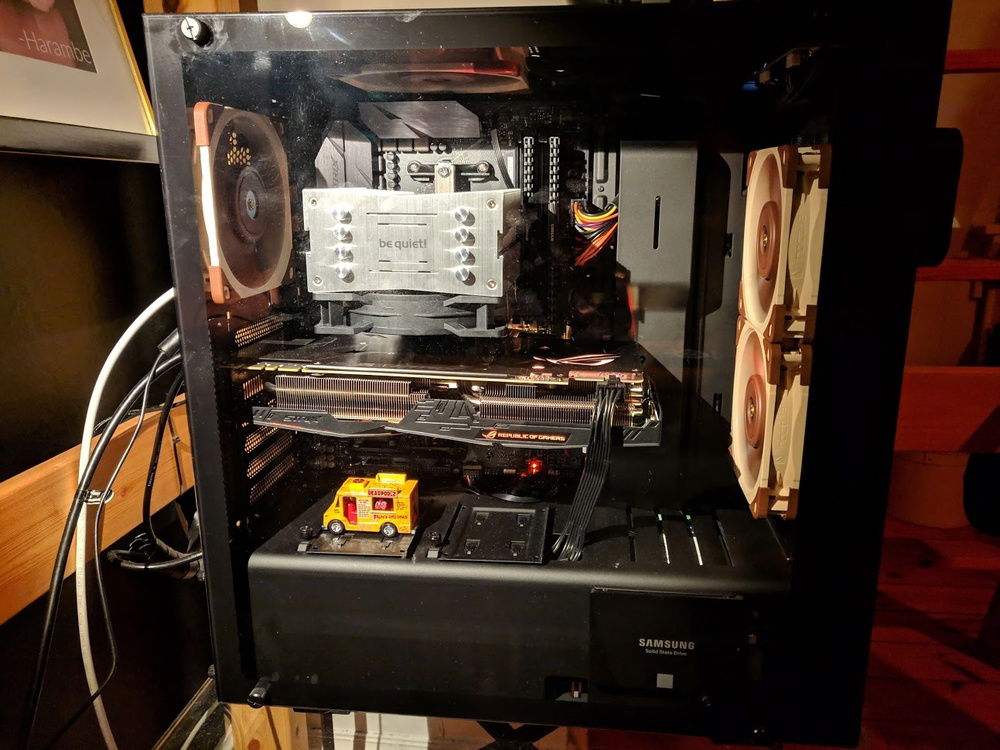 Completed build, plugged in and running!