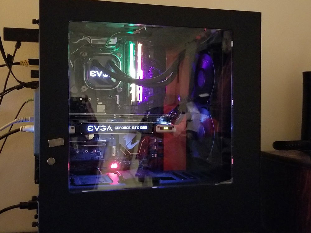 Just after completing the build