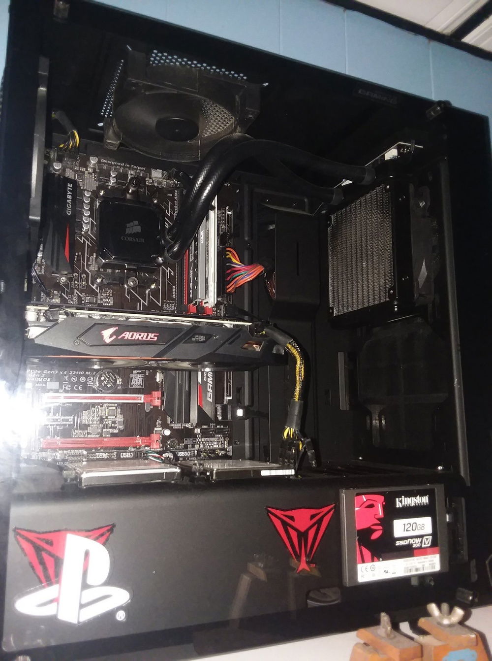 Left side view of my computer