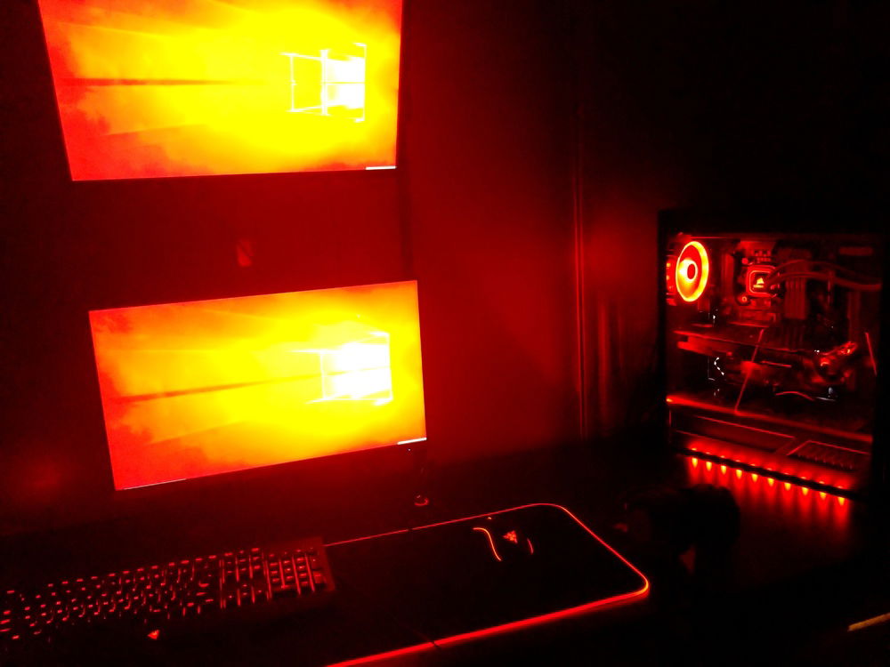 First of all I love red and RGB lighting