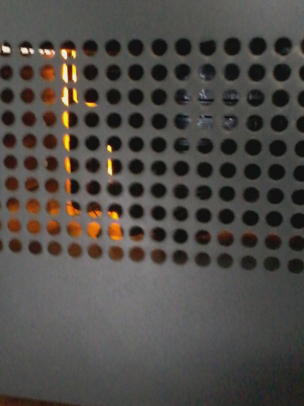 The inside of the computer.