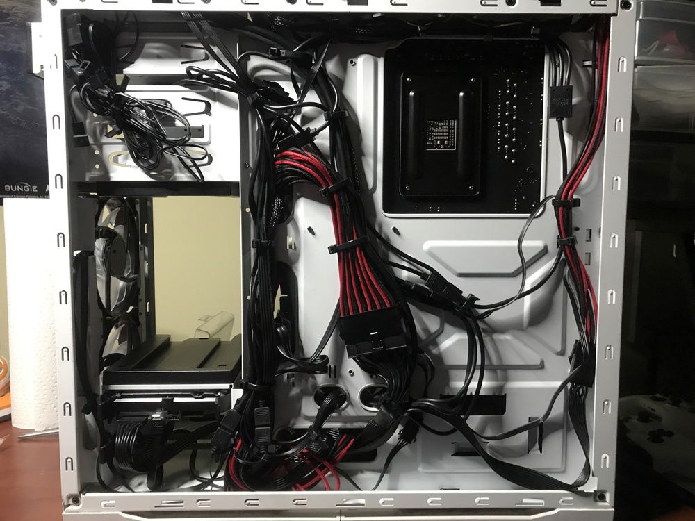 Cablemod ModMesh Red/Black extension set for newest cable management
