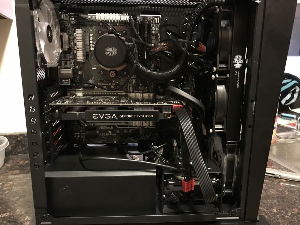 Before I learned about better cable management..