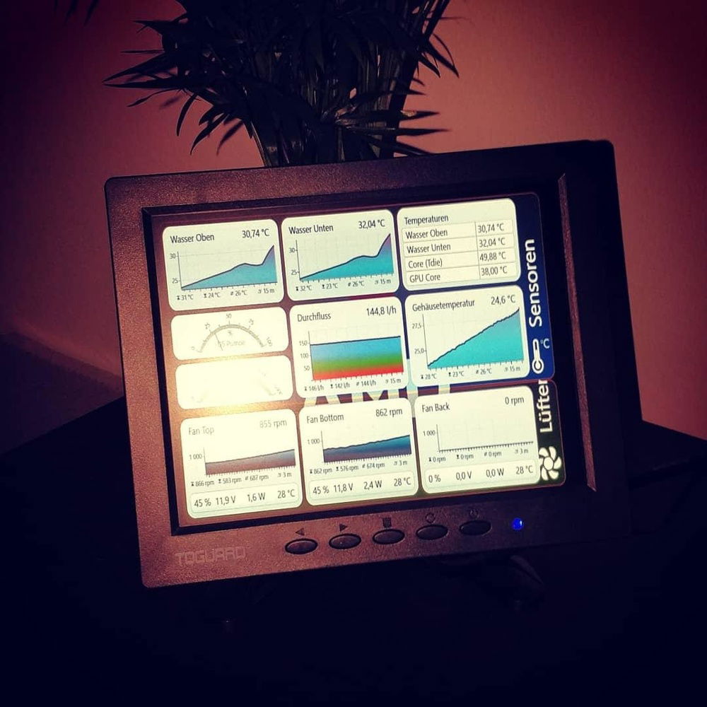 Small screen for monitoring!