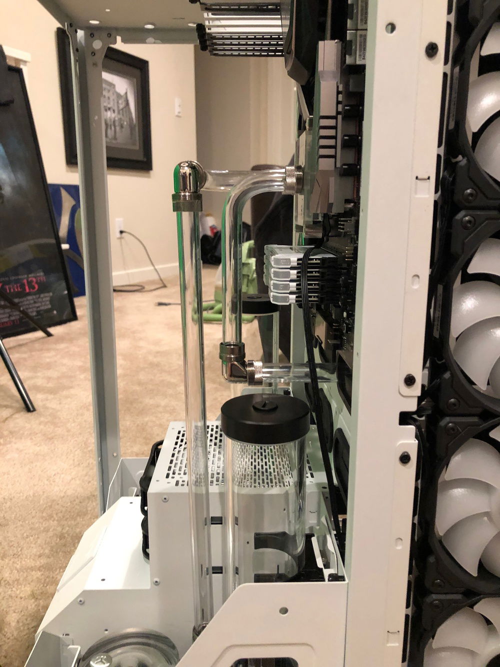 Side view of the bends