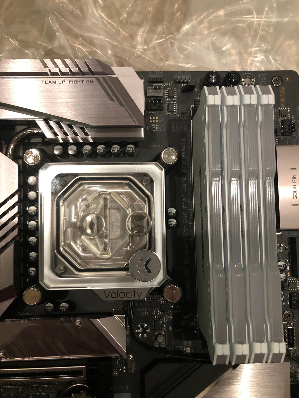 CPU Block mounted!