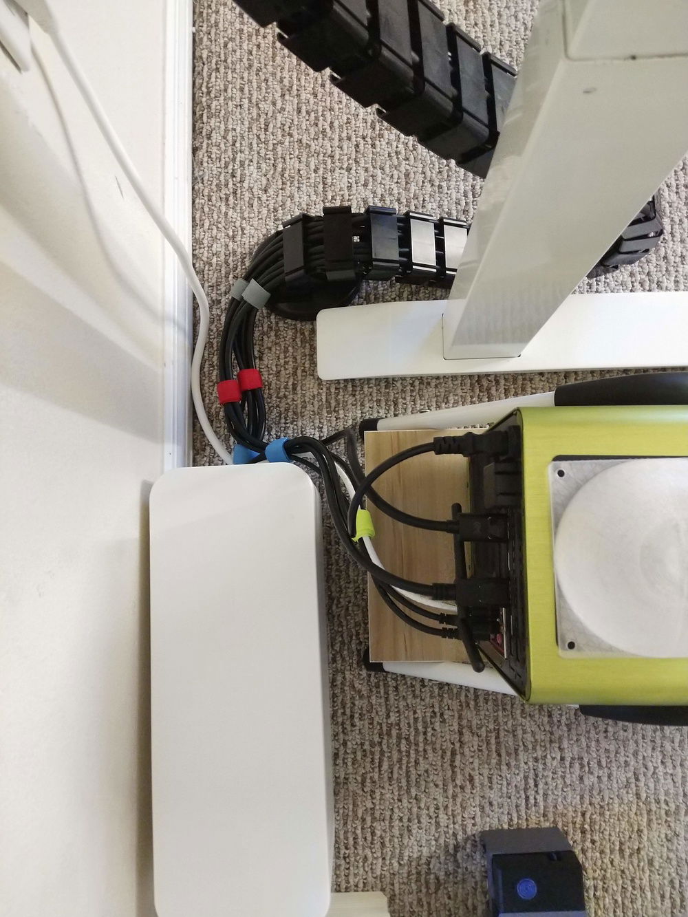 Cable management that had to be undone