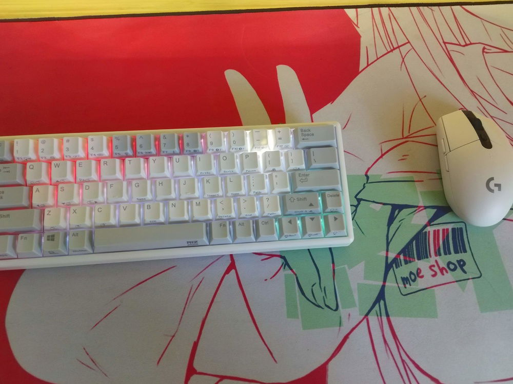 Keyboard lights line up with the pad