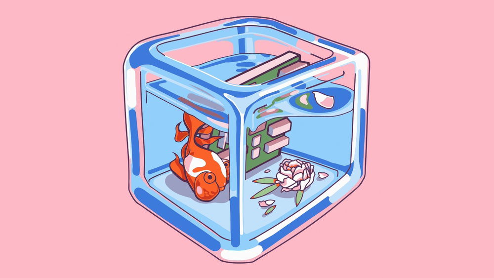 My SO did some art for me for this build, so it is now my wallpaper