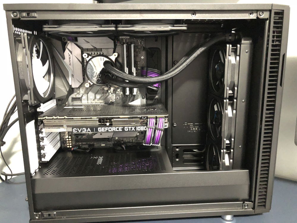 Everything installed in the R6.